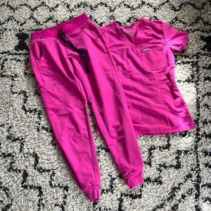 Figs Electric Orchid joggers